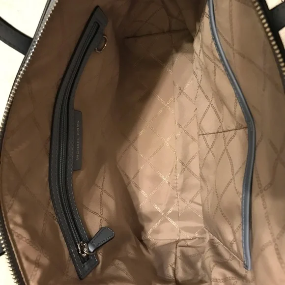 NWT Michael Kors NEW BUNDLE Large Leather Top-Zip Satchel & Matching Billfold - Picture 10 of 15